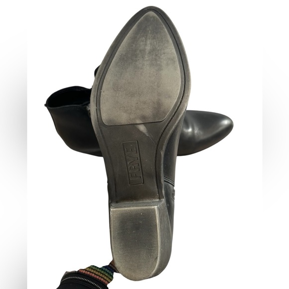 Frye Judith Double zip ankle Boot in Black 9.5 Bootie - Picture 8 of 8